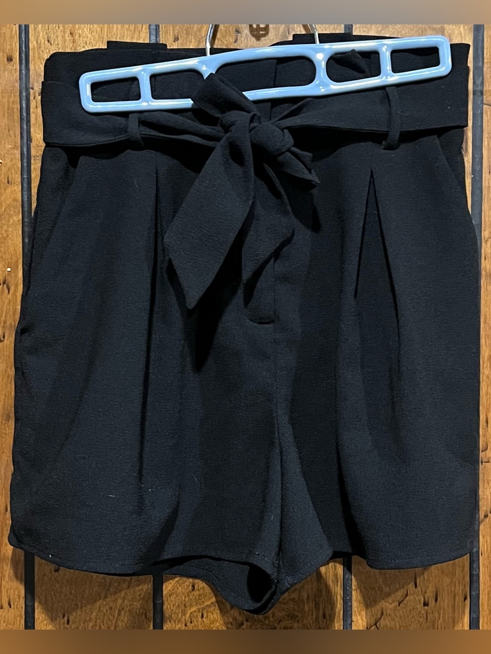 free press size XS Black High-Waist Tie-Belt Women's Shorts